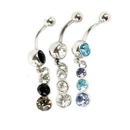 YYJFF D0632 Mix Colours Belly Navel Button Ring