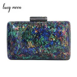 Acrylic Women Evening Clutch Party Wedding Purse Bags Vintage Wallets