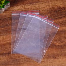 500pcs 8x12cm Jewelry Ziplock Zip Zipped Lock Reclosable Poly Clear Packaging Bags Transparent Travel Plastic Bag