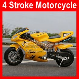 Real motorcycle mini motorbike 4 stroke sports bikes 50cc Two-wheel small party race Modified 49cc Road racing moto bike Children's Birthday gifts Scooter Autocycle