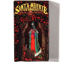 Santa Muerte Tarot Book Oracles Cards by Fabio Listrani Day of the Dead Themed Magic Card Game Deck Board sHEHV