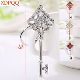 manual fine polishing key chain classic Chinese knot rhinestone pendant ladies wallet clothing accessories