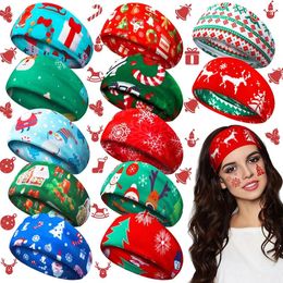 Women Headband Christmas Wide Turban Twisted Cotton Sports Yoga Hairband Twisted Headwrap Hairband Hair accessories