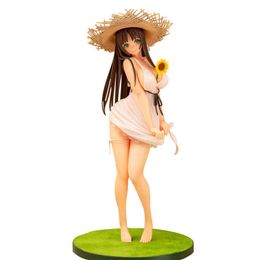 Daiki kougyou Suzufuwa -Suzunari Flower Garden Project- Shie Misaki Summer Grass Anime Sexy Girl PVC Action Figure Model Doll Q0722