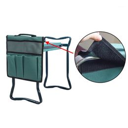 Portable Oxford Garden Kneeler Seat Tool Bag Outdoor Work Cart For Knee Stool Gardening Tools Storage Pouchs Toolkit Bags