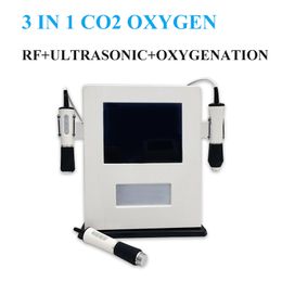 Nano-bubbles technology Oxygen Facial Machine Tripollar RF Ultrasound CO2 Oxygen Bubble Beauty Device Skin Rejuvenation Face Lift