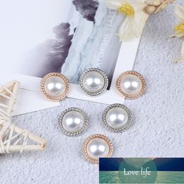 10 Pcs/Set Metal Gold Pearl Buttons, DIY,Used For Clothing Accessories Suitable For Sewing And Decoration Of Clothing Factory price expert design Quality Latest Style