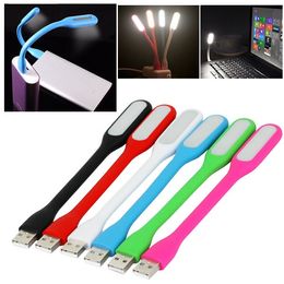 Portable Mini USB LED Lamp Light Flexible Bendable Mini USB Light for Notebook Laptop Tablet Power Bank USB Gadgets