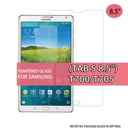 Tablet Tempered Glass Screen Protector for Samsung Galaxy TAB S 8.5" T700 T705 8.5 INCH GLASS IN OPP BAG