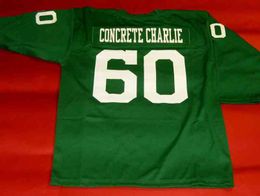 Custom Football Jersey Men Youth Women Vintage 60 CHUCK BEDNARIK CUSTOM 3/4 SLEEVE CONCRETE CHARLIE Rare High School Size S-6XL or any name and number jerseys