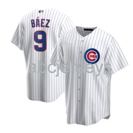 Stitched Custom Javier Baez #9 STRIPE Baseball Jersey XS-6XL