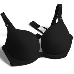 Selling Sexy Bras For Women Plunge Push Up Bra Convertible Adjusted Straps A B C D E Cups 30 32 34 36 38 40 42 44 210623