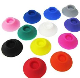 12 colors Tight Abosorb Silicone Suckers Ego Sucker Ego Base Egos Suction Cup Ego Holder Egos Display Stands Portable E-cigarette Rubber