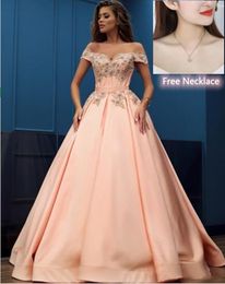 Pink Satin Long Lace Wedding Dresses Plus Size Bridal Gown Sweetheart Beaded 2021 Arrival Elegant Formal Colourful Dress