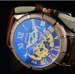 SEWOR mechanical watch Automatic movement watch Leather strap men's casual fashion watch SEW07