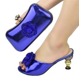 Dress Shoes Italian Design Shoe And Bag Set For Party Fashion Women Matching Bags Sets Decorated With Appliques