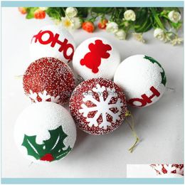 Decoration Event Festive Party Supplies Home & Gardenfoam Bauble Ball Christmas Tree Xmas Pendant Craft-Balls Decoration-Supplies 1 Box=3 Ba