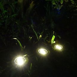 Solar Powered LED Light Lawn Outdoor Ground Garden Decorative Lamp