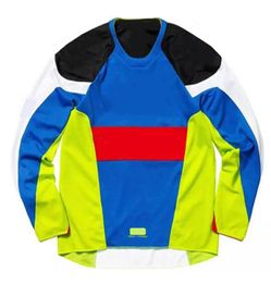 Motocross downhill T-shirt Men's and women's long-sleeved fleece warm top team racing suits can be Customised