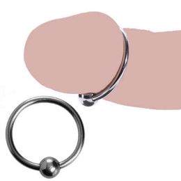 Nxy Cockrings Candiway Long Time Delay Stainless Steel Cock Rings Penis Extend Male Device Sex Toys for Man 1206