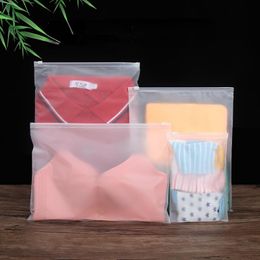 Storage Bags Plastic Transparent Doll Polish Zip Bag For Cloth Socks Underwear Bra Household Collection