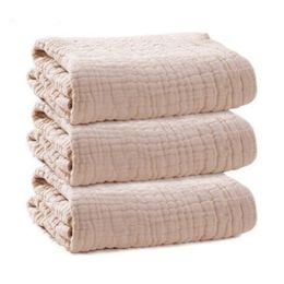 COSPOT Newborn Blanket Bath Towel Bebes 100% Organic Cotton 6 Layers Gauze Baby Swaddle Blankets Hold Wraps 2021 New 45 210309