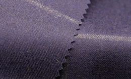 WT66796-905 Pure wool high count flannel worsted fabric [Navy Cheque Twill W100](902)