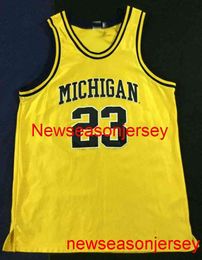 Stitched Vintage Michigan Wolverines College-NCAA Basketball Jersey Embroidery XS-6XL Custom Any Name Number Basketball Jerseys