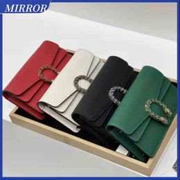 -MIRROR TOP Quality Ladies Evening Bag Lychee Leather Retro Luxury Handbag Designer Original Shoulder Messenger Bag In Stock