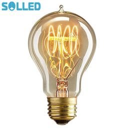 consigli di tungsteno Sconti Bulbs Retro Edison Filamento di tungsteno Bulb Bulb Creativo LED E27 40W 220V Tipo a punta a punta a incandescenza