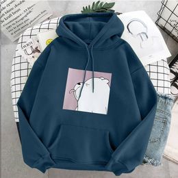 oversized print Kangaroo Pocket Sweatshirts Hoodies Hooded Harajuku Spring Casual Vintage Korean Pullovers Women sweetshirts 201031