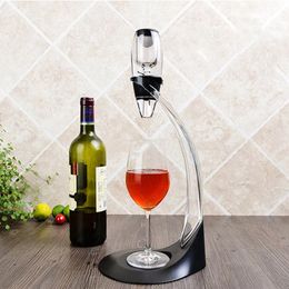 Professional Magic Red Wine Decanter Bar Tools Pourer With Philtre Stand Quick Air Aerator Dispenser For Home Dining Essential Set