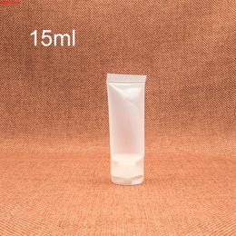 15ml Glossy Plastic Soft Tube Empty Refillable Facial Cleanser Hand Cream Container Squeeze Shampoo Lotion Bottlebest qualtity