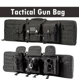 Stuff Sacks Tactical Rifles Backpack Durable Military Guns Carry Bags Large Capacity Shooting Hunting Gun Accessories Bag 95 116cm