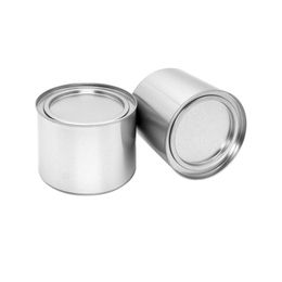 250ml Aluminium Tea Can Tins Pot Jar Comestic Containers Portable Seal Metal Tea Can Tinplate Candle Can GGA4252