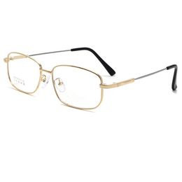 Fashion Sunglasses Frames TGCYEYO Memory Alloy Spectacle Men's Simple Business Eyeglasses Women's Light Luxury Literary Myopia Eyewears Y252