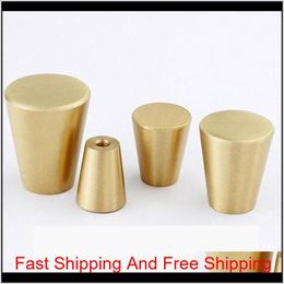 Furniture Knob Solid Brass Handles For Furniture Wardrobe Cabinet Doors Kitchen Drawer Cabinet Pull Handle Wholesale Price 3D91T Dkf8R