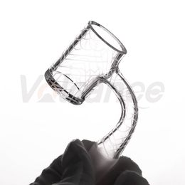 Amazing Hookahs sandblasted fully weld banger OD 25mm Bevelled Edge 14mm male 90° for dab rig glass bong