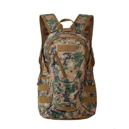 30L Tactical Army Men Military Backpack Camping Travel Bags Molle Climbing Outdoor Hiking Hunting Sport Bag 3D Attack Backpack Q0721