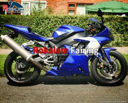 YZF-R1 02 Fairing For Yamaha YZF R1 YZF-R1 02 03 YZF1000R1 YZF 1000 R1 2002 2003 Blue White Bodyworks (Injection Molding)