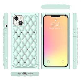 phone cases luxury Lamb skin design bit drill high For Iphone13 promax Iphone 12 12Promax 12Pro 11 11promax 11pro TPU clear cover Oppbag girls style