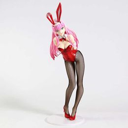 Darling In The FRAN Zero Two Bunny Ver. 1/4 Scale PVC Figure Collectible Model Toy X0526