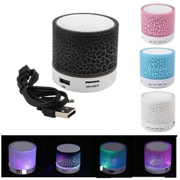 Portable Speakers LED MINI Wireless Bluetooth Speaker TF USB Music Sound Box Subwoofer Loudspeaker For Phone PC With Mic Sell