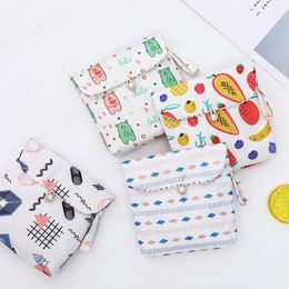 Large-capacity storage bag cute menstrual period sanitary napkin bags Small coin purse