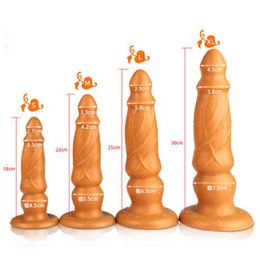 NXY Anal toys Sex Shop New Super Huge Silicone Plug Large Butt Vaginal Anus Dilator Prostate Massage Toys For Men Women Gay 1125
