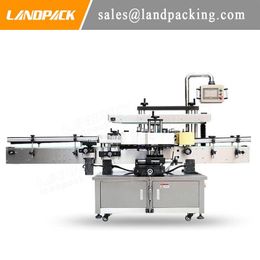 Fully Automatic High Speed Double Side Labeling Machine for Round/ Square/ Oval/ Flat/ Taper Bottles etc.