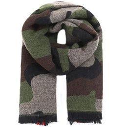 Scarves 2022 High Quality Warm Winter Accessories Women's Cashmere Camouflage Scarf Shawl Cover
