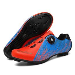 cycle pedal UK - Cycling Footwear Mens Road Bike Shoes Compatible Lock Cleats Pedal SPD-SL Cycle Bicycle Spinning Biking