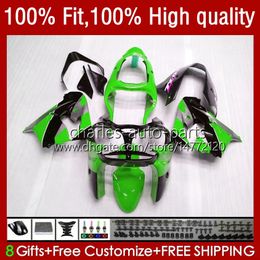 Injection Bodywork For KAWASAKI Light Green NINJA ZX-9R ZX900 900CC 1998-2003 Body 25No.122 ZX9 9 R ZX 9R 900 CC ZX9R 00 01 02 03 ZX-900 2000 2001 2002 2003 OEM Fairing Kit