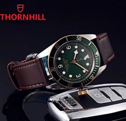 mens automatic mechanical ceramics watches 40mm Genuine Cow Leather Strap Swimming wristwatches auto date men dress designer watch male gifts wristwatch